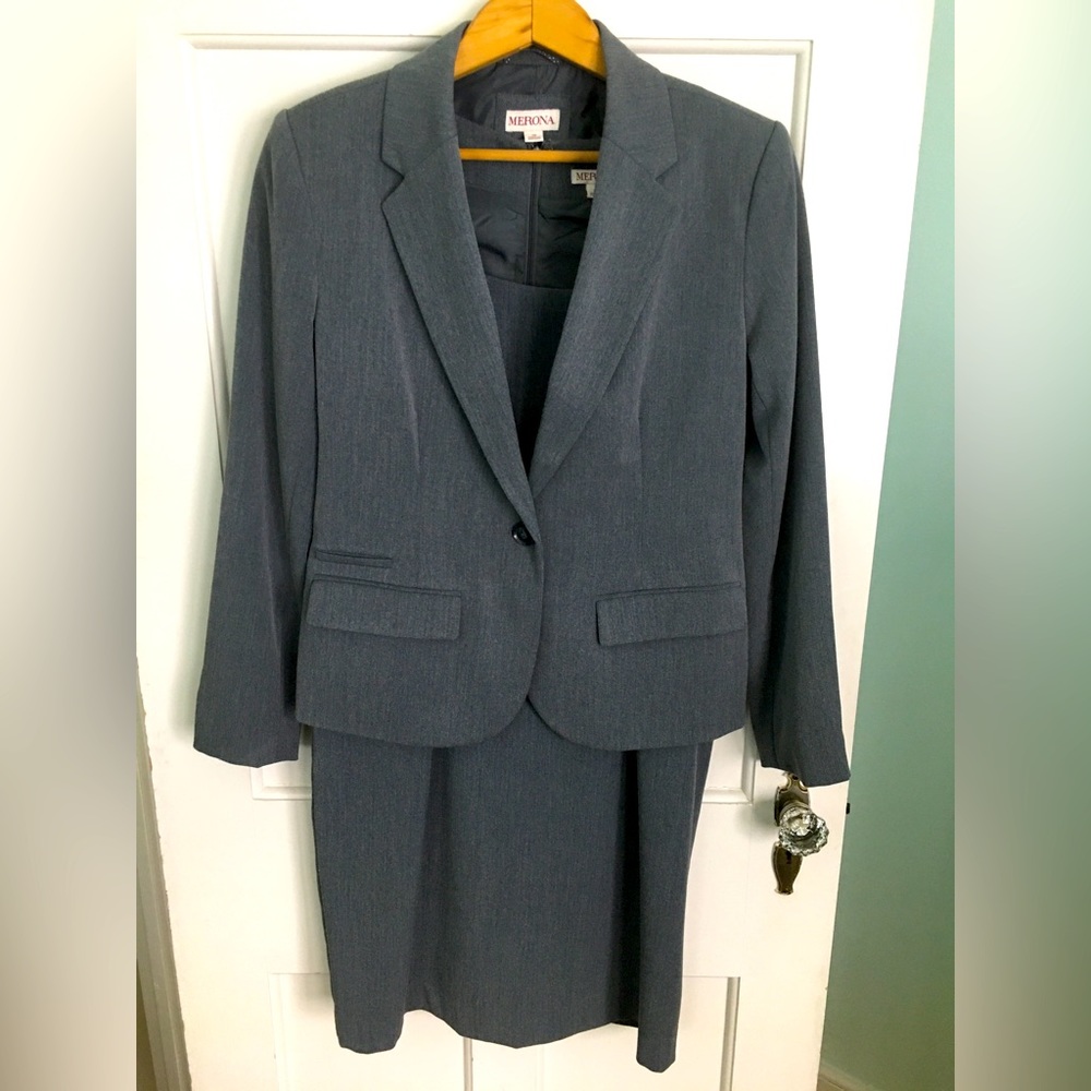 Merona Grey Blazer & Dress